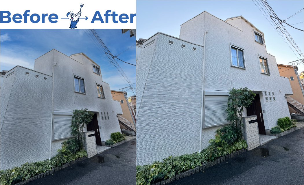 外壁洗浄2 before